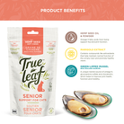 Senior Support chews for cats ingredient facts panel